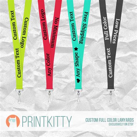 design your own lanyard no minimum